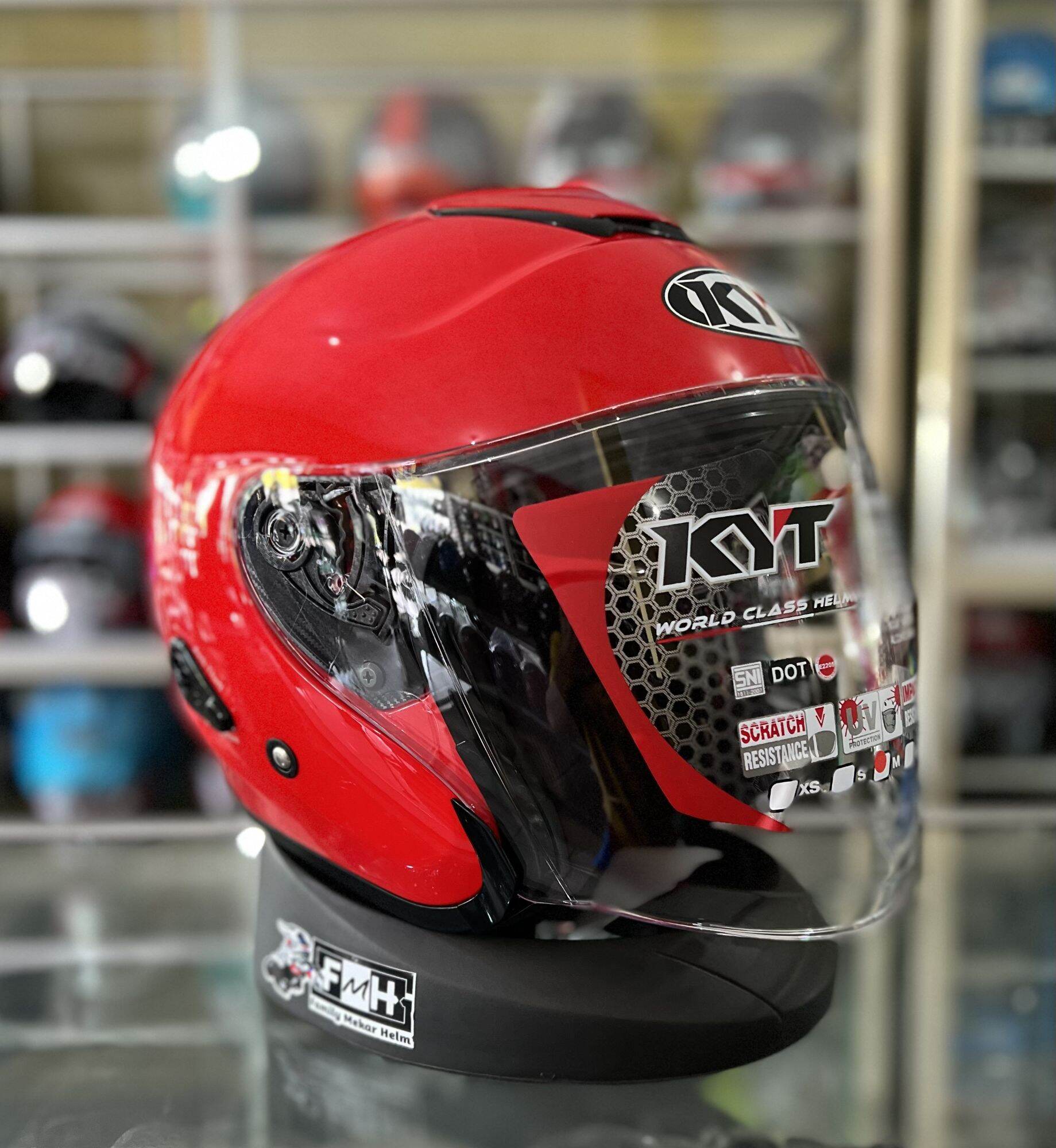HELM KYT KYOTO R SOLID ORIGINAL KYT | Lazada Indonesia