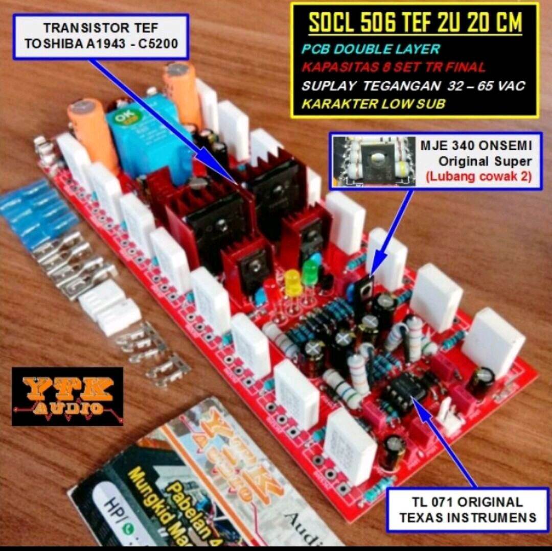 KIT Driver Power Ampli SOCL 506 TEF 2U 20cm | Lazada Indonesia