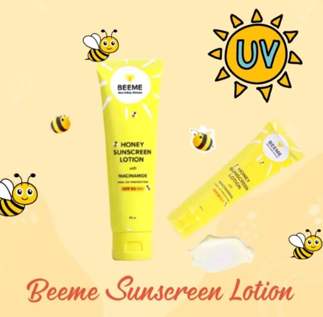 Beeme Honey Sunscreen Lotion with Niacinamide SPF 50+++ Lazada Indonesia
