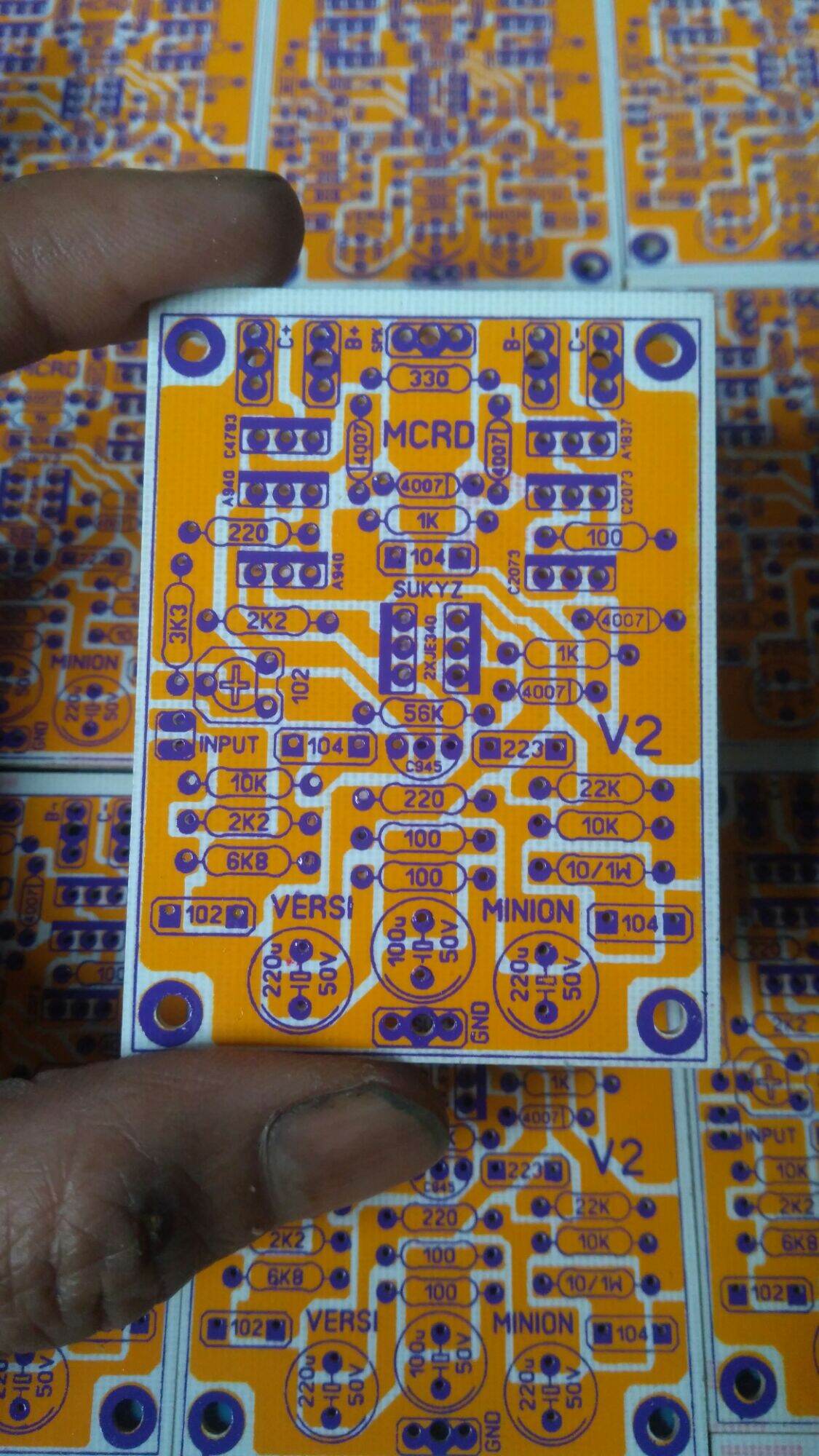 PCB MCRD V2 MINI LOWSUB FITUR SET DCO Bahan Fiber Putih Sesuai Foto ...