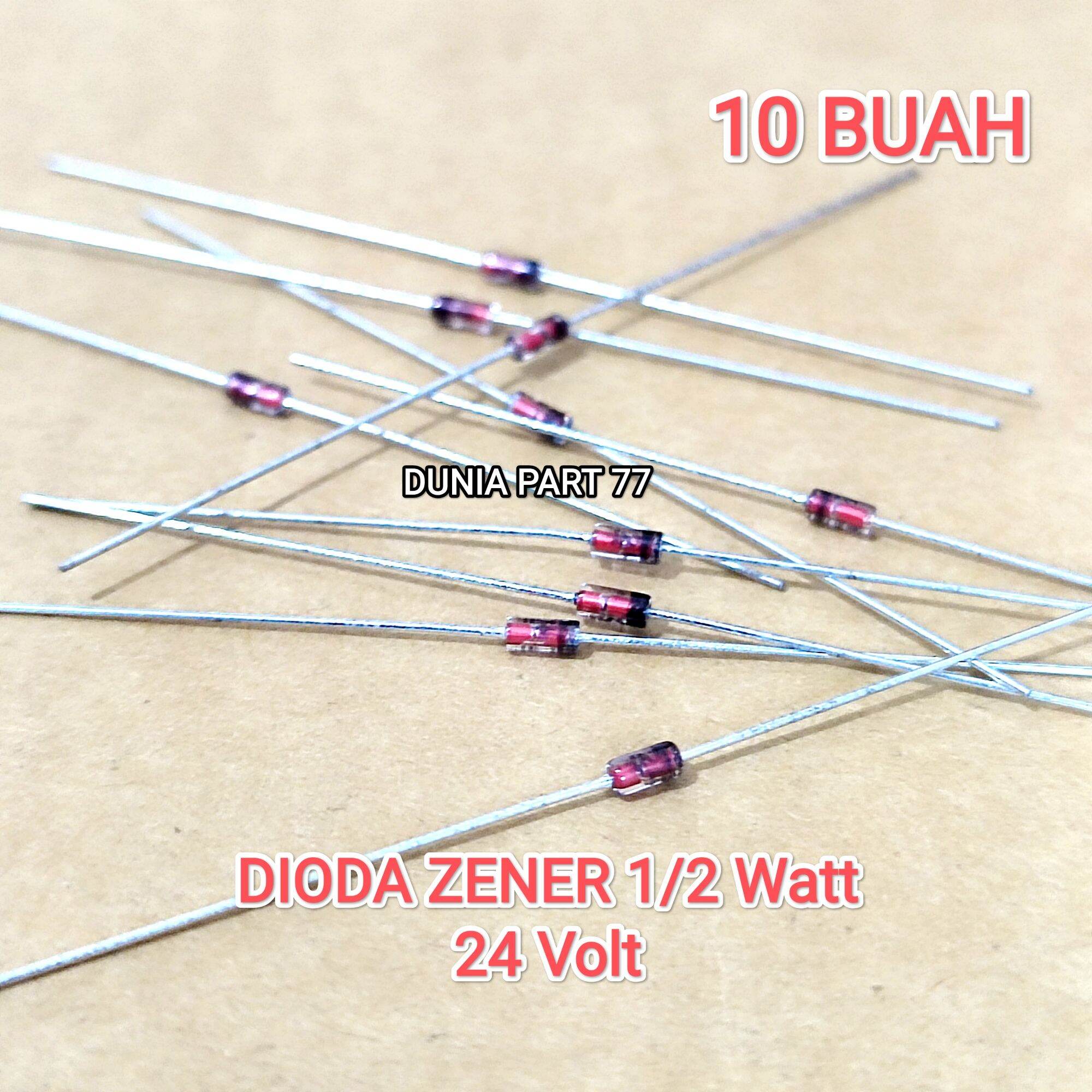 (10 BUAH) DIODA ZENER 1/2W 24V DIODE ZANER 1/2 WATT 24 VOLT Lazada