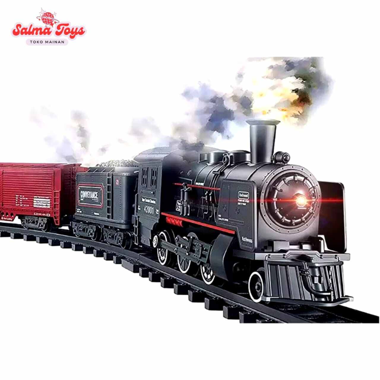 Kereta Api Rail King Train Set Ukuran Besar | Lazada Indonesia