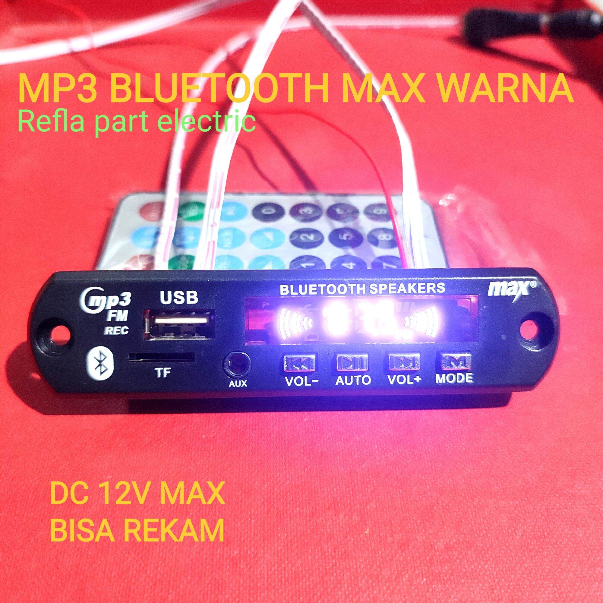 KIT MP3 PLAYER BLUETOOTH MAX WARNA BISA REKAM Lazada Indonesia