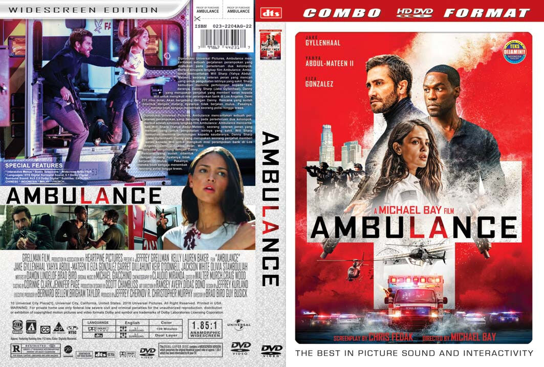 Kaset Dvd Film Bioskop Terbaru AMBULANCE 2022 Lazada Indonesia