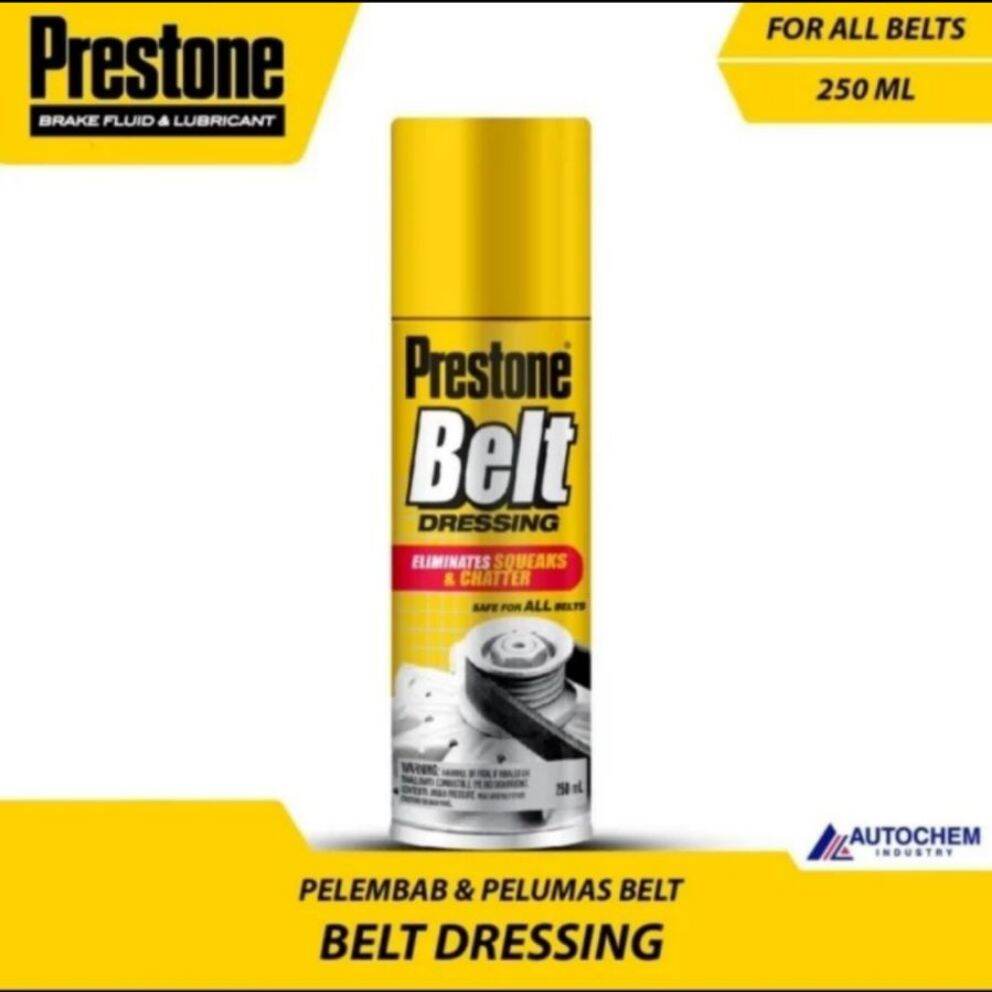 Prestone Belt Dressing Eliminates Squeaks & Chatter Safe For All Belts Pack  of 1