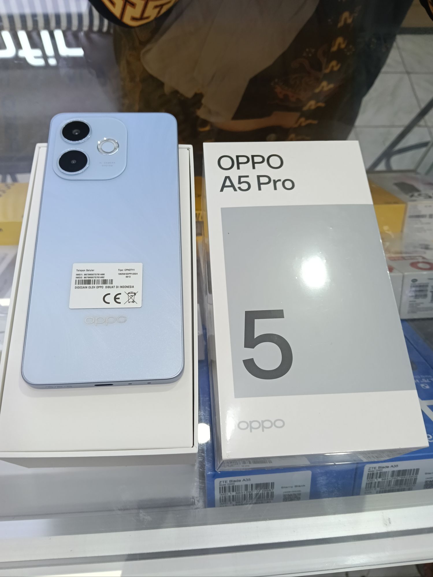 OPPO A5 PRO 8/256 NEW SEGEL Harga  3,499,000 Ringgit*Penghantaran Percuma