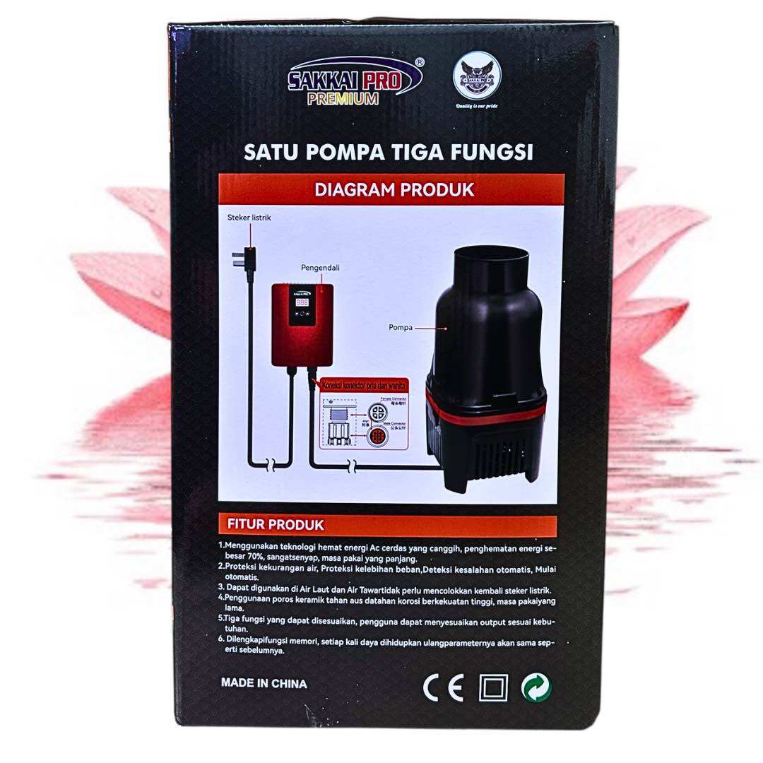 SAKKAI PRO PREMIUM SP 42000 POMPA KOLAM AQUARIUM SUBMERSIBLE PUMP