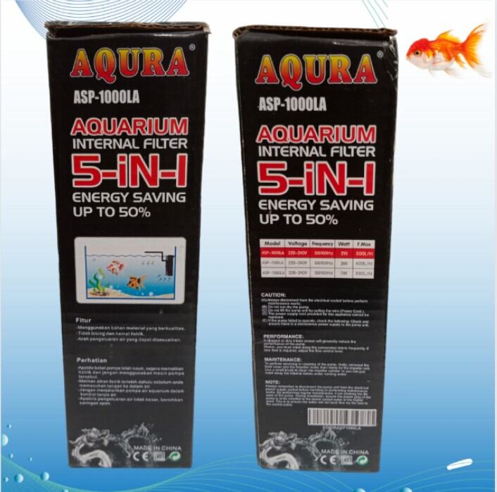 Pompa aquarium INTERNAL FILTER AQURA ASP 1000LA