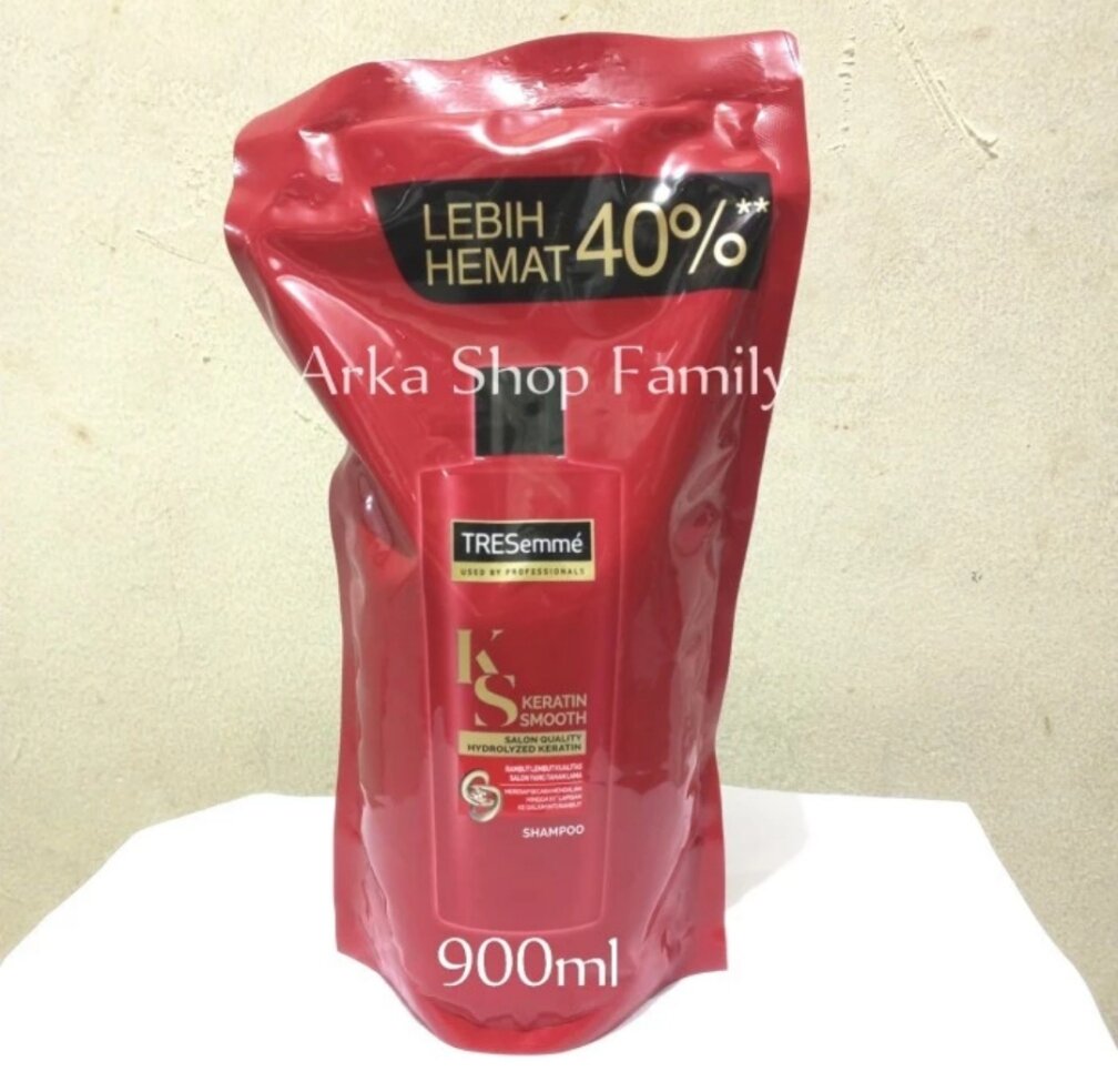 Tresemme Keratin Smooth Shampoo Refill Pouch Isi Ulang 900ml Sampo Lazada Indonesia 