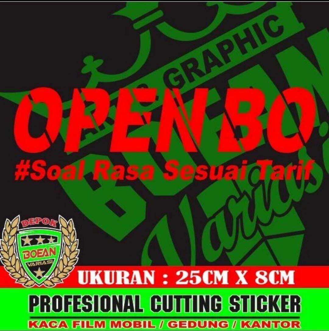 Cutting Sticker Keren Open Bo Motor Mobil Lazada Indonesia