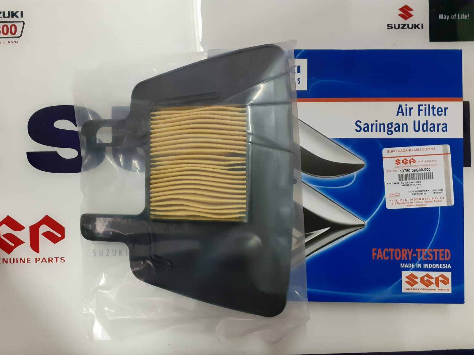 Filter Udara Suzuki Smash/ Shogun 125FI/ Shogun Axelo 125 | Lazada ...