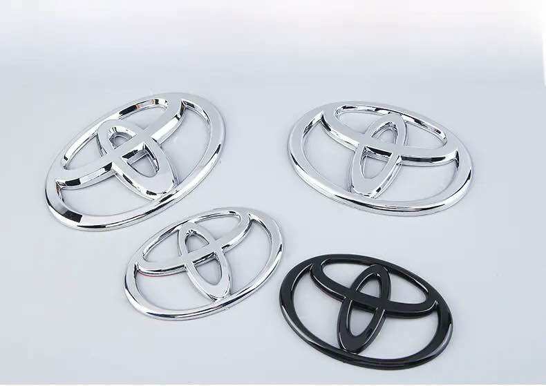 Emblem Logo Toyota model original Silver Chrome Black Doff Avanza Agya Calya Raize Innova Harga 15,999 rupiah*Gratis Ongkir