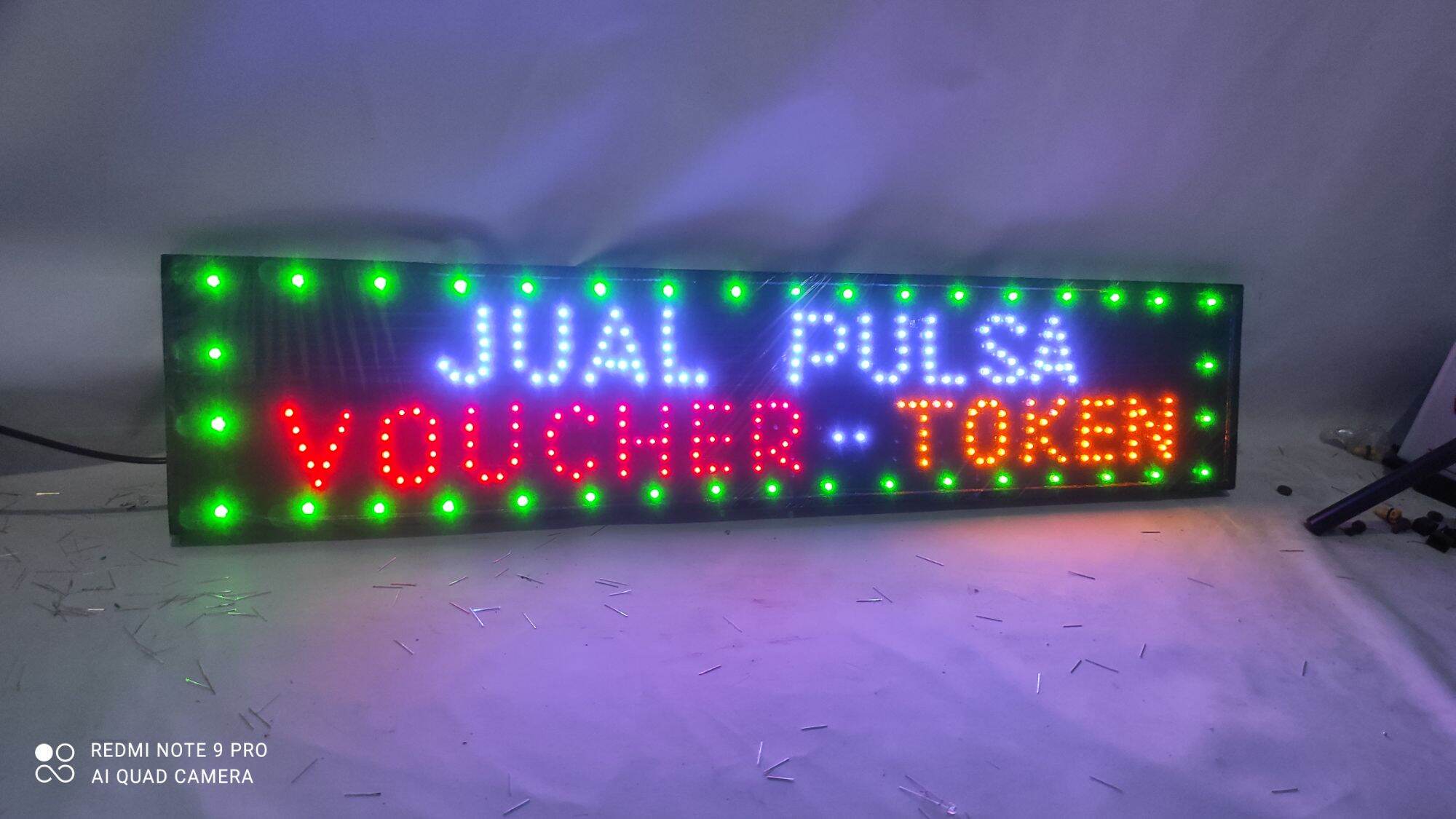 Harga lampu hias	 Tulisan Lampu Led Jual Pulsa Voucher Token New 	