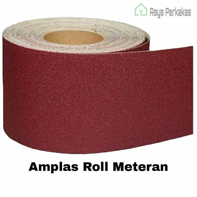 Amplas Roll Kayu Tembok Amplas Meteran Lembar Per 1 Meter 60 80 100