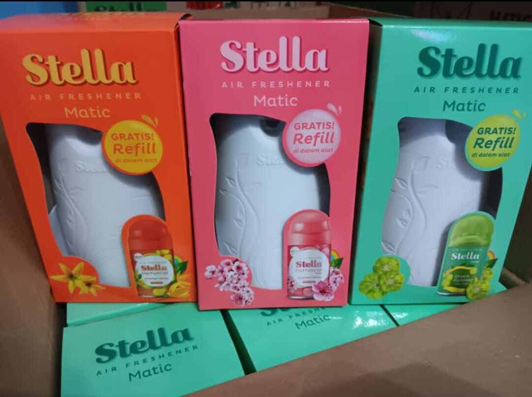 Stella matic alat+Refill 1set box (pengharum ruangan)