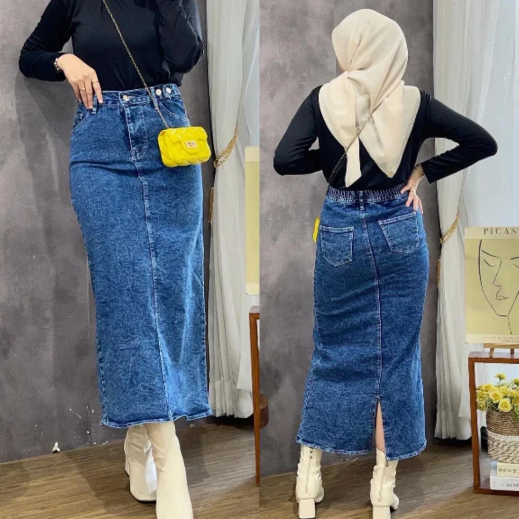 Jual Miss Me Rok Span Jeans Panjang Wanita Rok Sepan Denim Dewasa Kualitas  Premium Original - 30 di Seller Bandidas - Keagungan, Kota Jakarta Barat