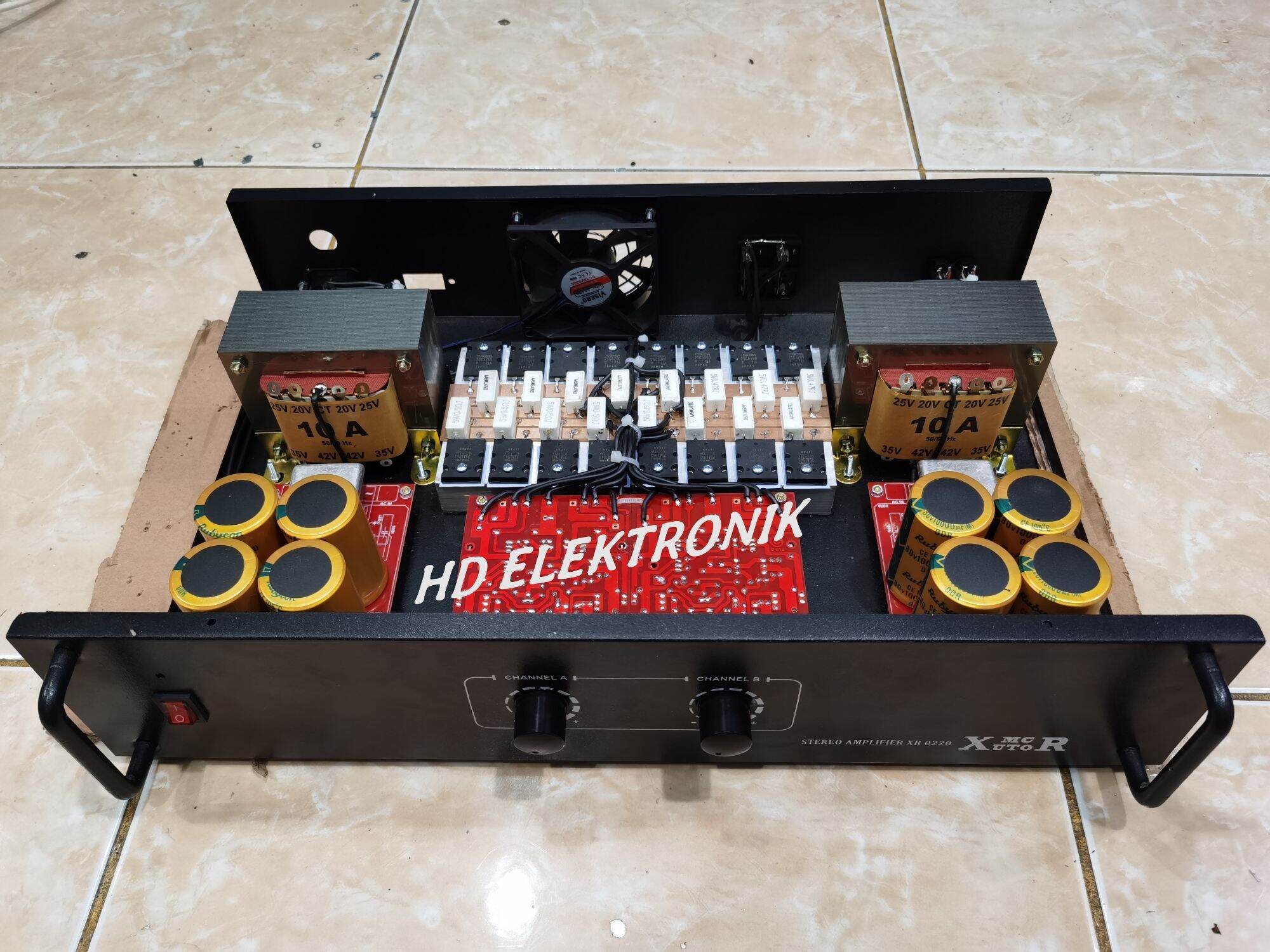 POWER AMPLIFIER 10A CT 42 x 2 STEREO driver ocl 506 Power Rakitan