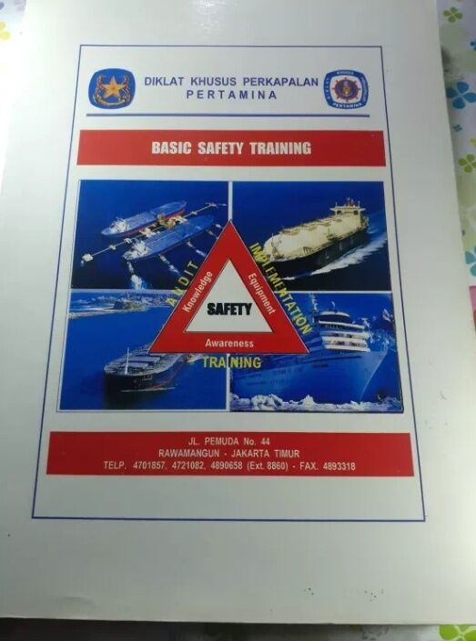 BST BOOK BASIC SAFETY TRAINING PERKAPALAN PELAUT PERTAMINA PELAYARAN ...