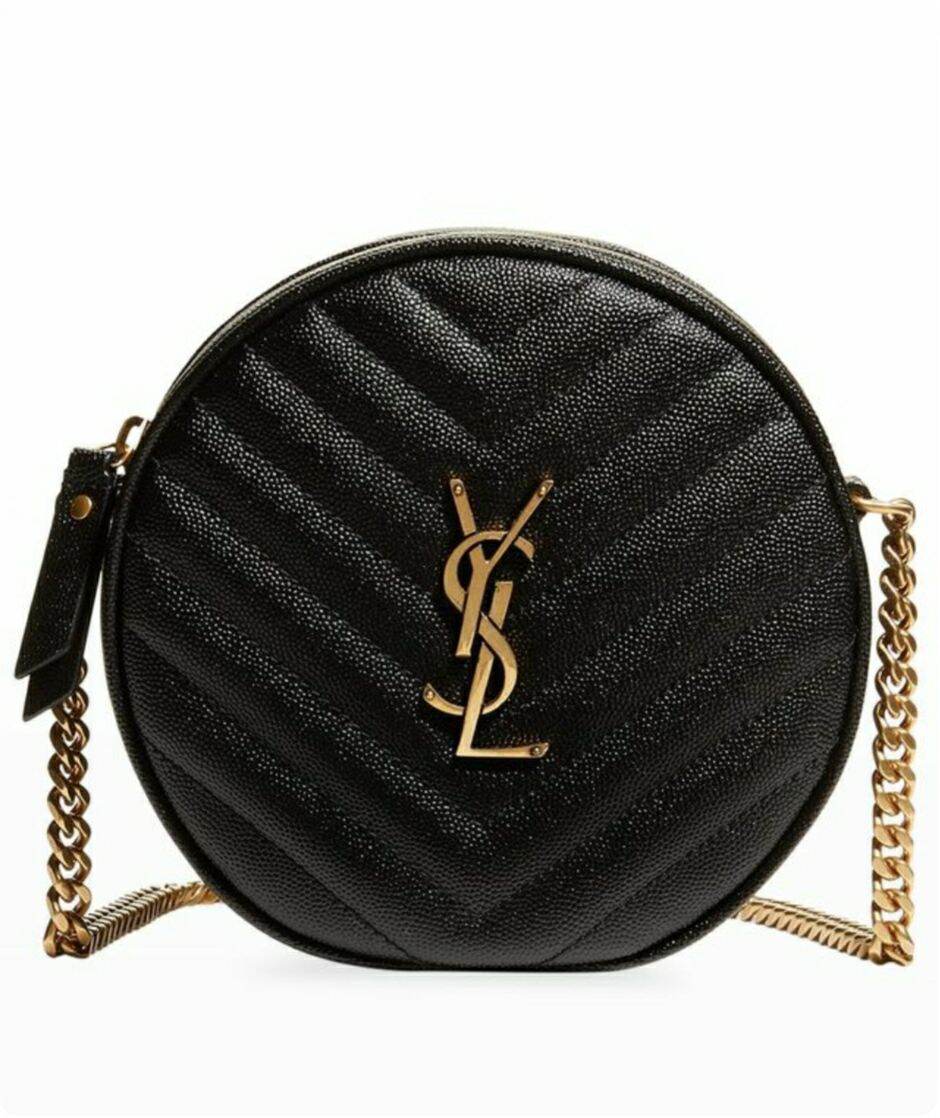 Jual Tas YSL Niki Medium Leather Shoulder Bag Light Taupe SHW 100