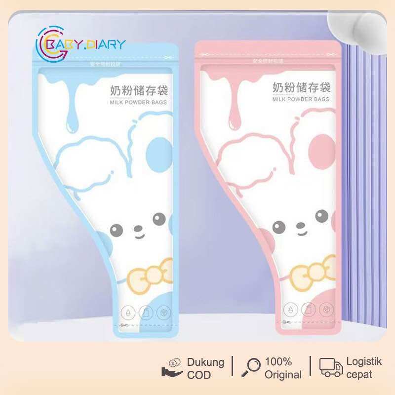 KANTONG SUSU BUBUK SEKALI PAKE 50GR - 10PCS / PACK | PENYIMPANAN SUSU FORMULA POETABLE