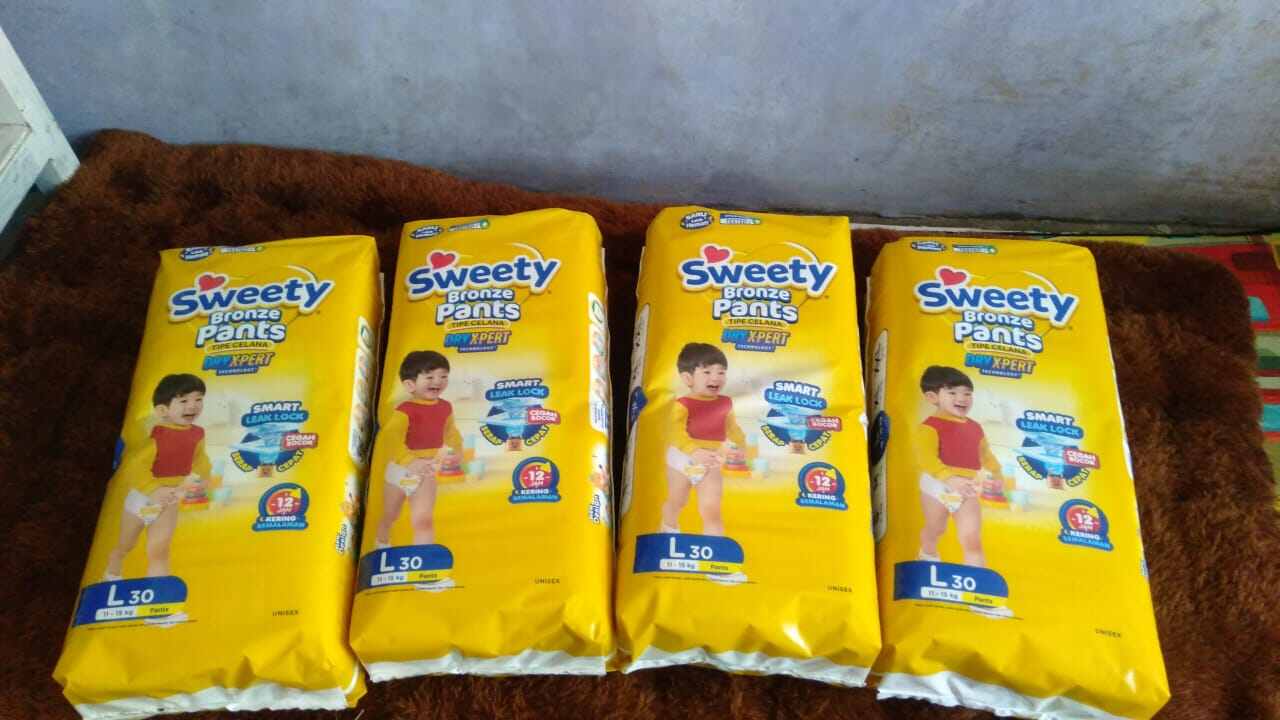 Pampers Sweety bronze pants dry expert L30 Lazada Indonesia