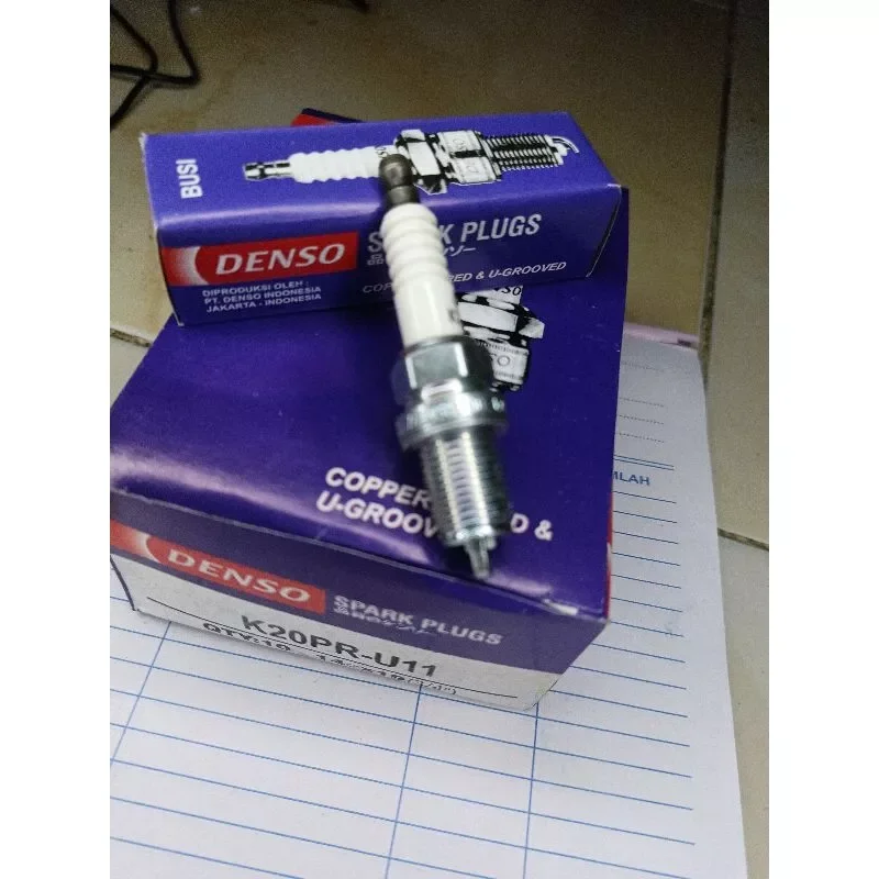 Busi Denso K20PR-U11 Busi mobil Honda brio Brio new Harga 17,500 rupiah*Gratis Ongkir