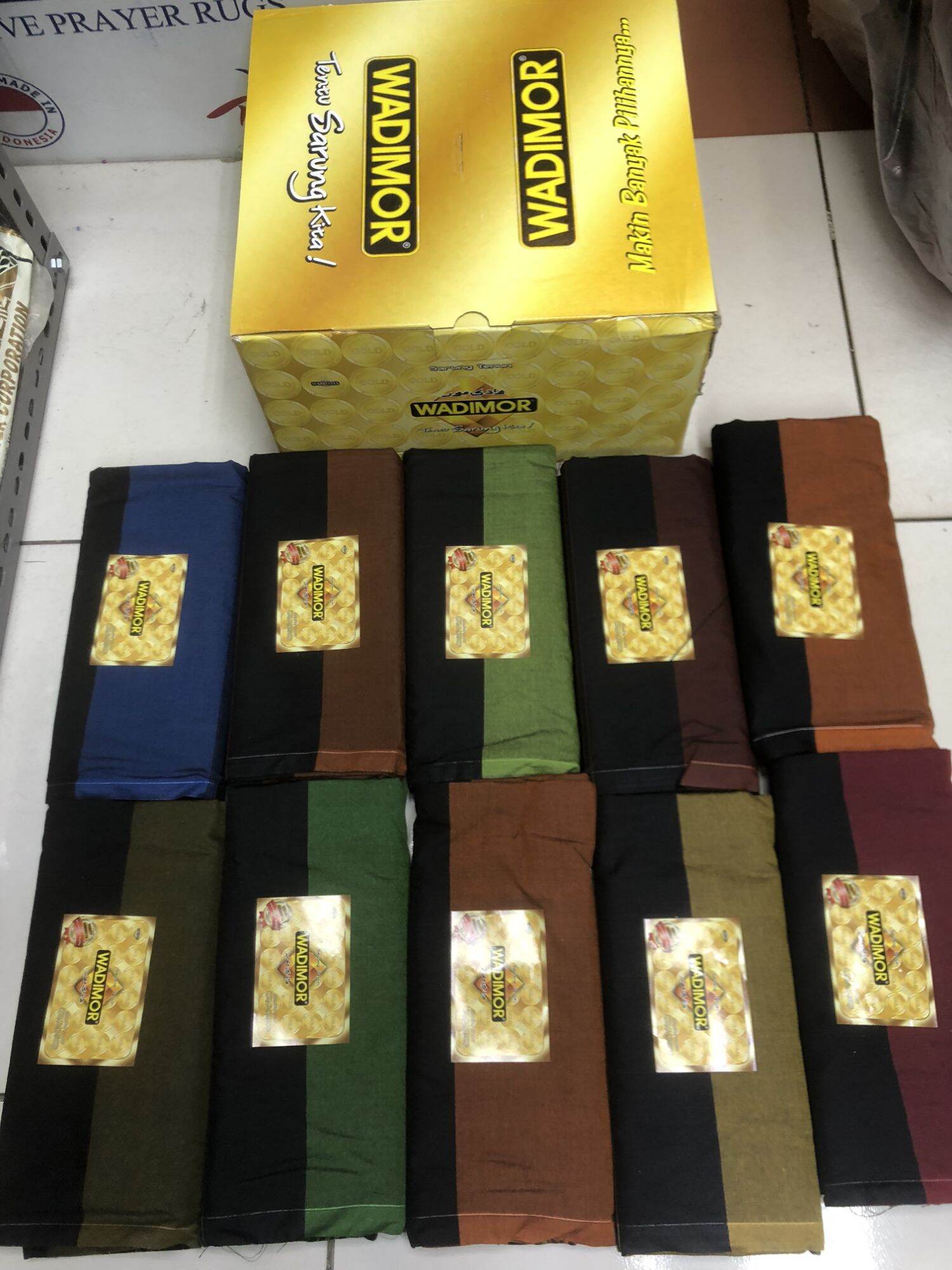 sarung wadimor grosir isi 10 pcs termurah Harga 495,000 rupiah*Gratis Ongkir