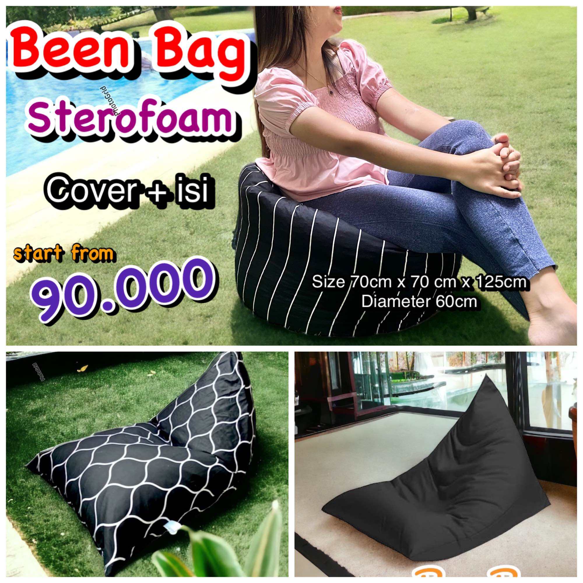 Harga bean bag cheap informa