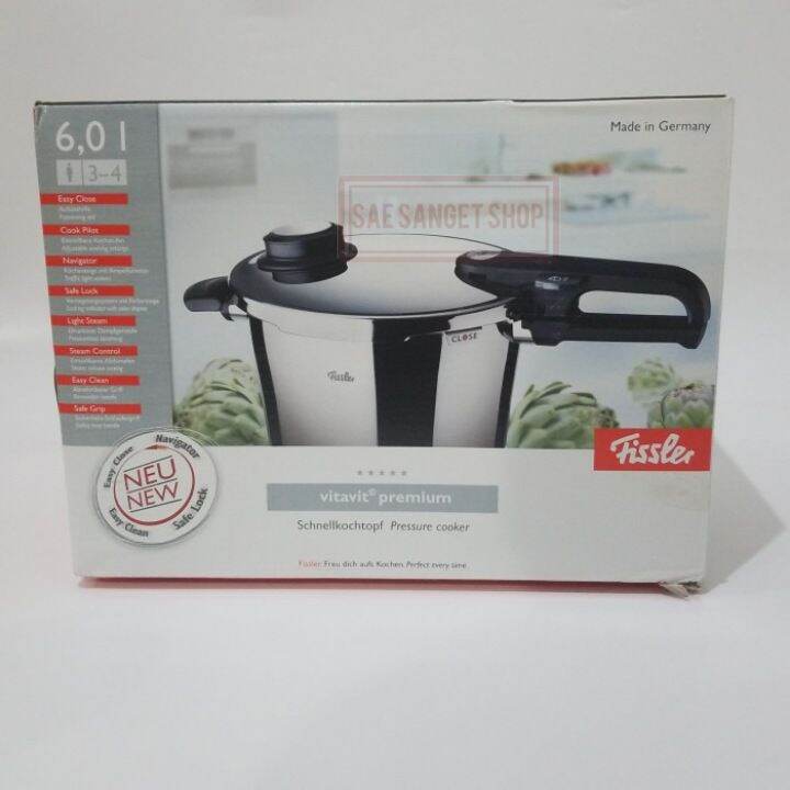 panci presto fissler vitavit comfort 6L pressure cooker made in gramany