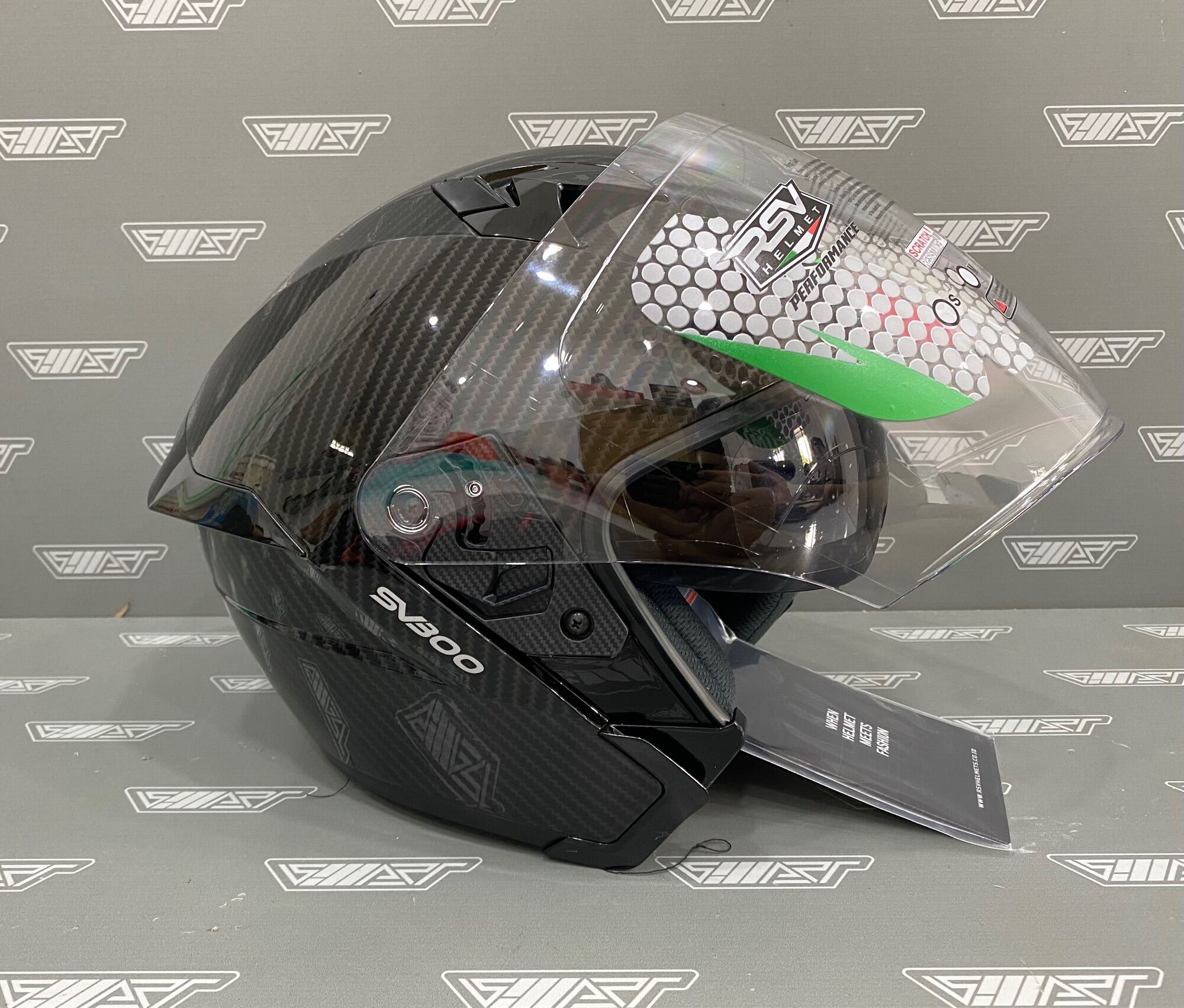 helm rsv carbon half face