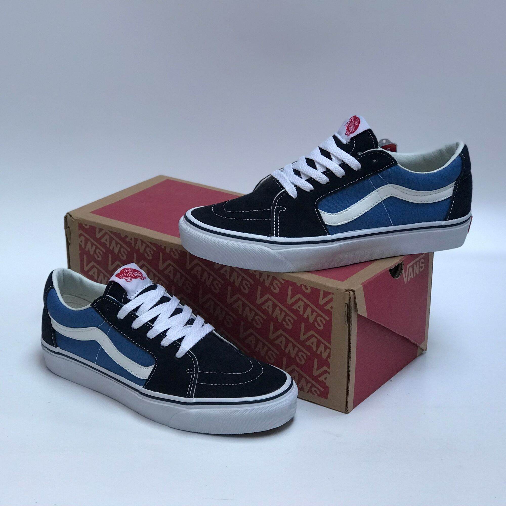 low blue vans