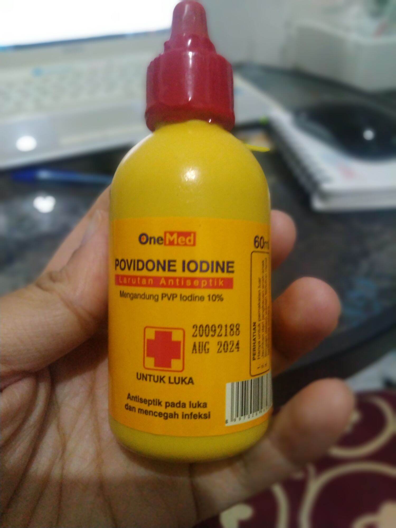 Povidone Iodine 10 Pvp Iodine Larutan Antiseptik 60 Ml 60ml 60 Cc 60cc