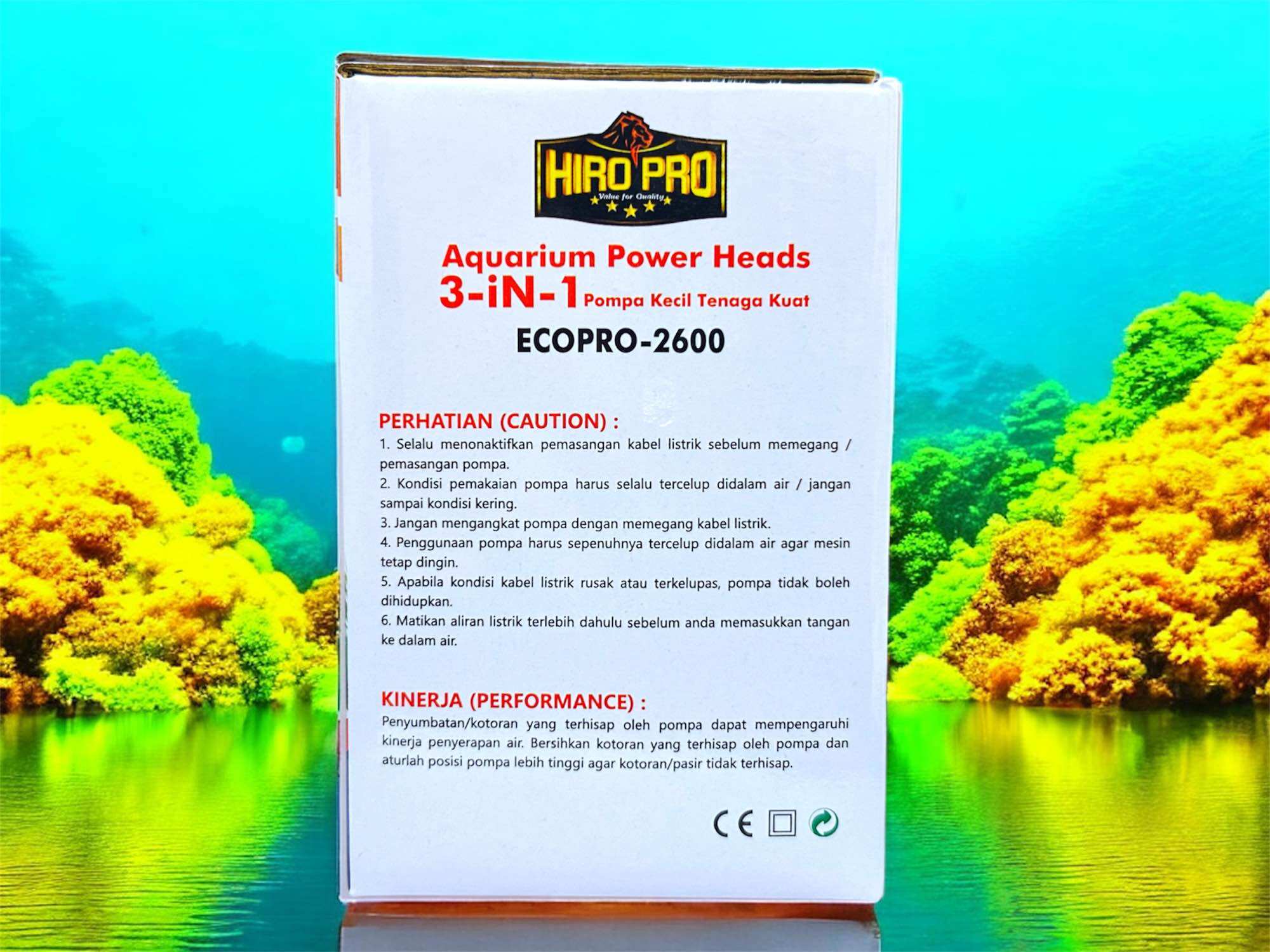 HIRO PRO ECO 2600 POMPA KOLAM AQUARIUM POWER HEAD