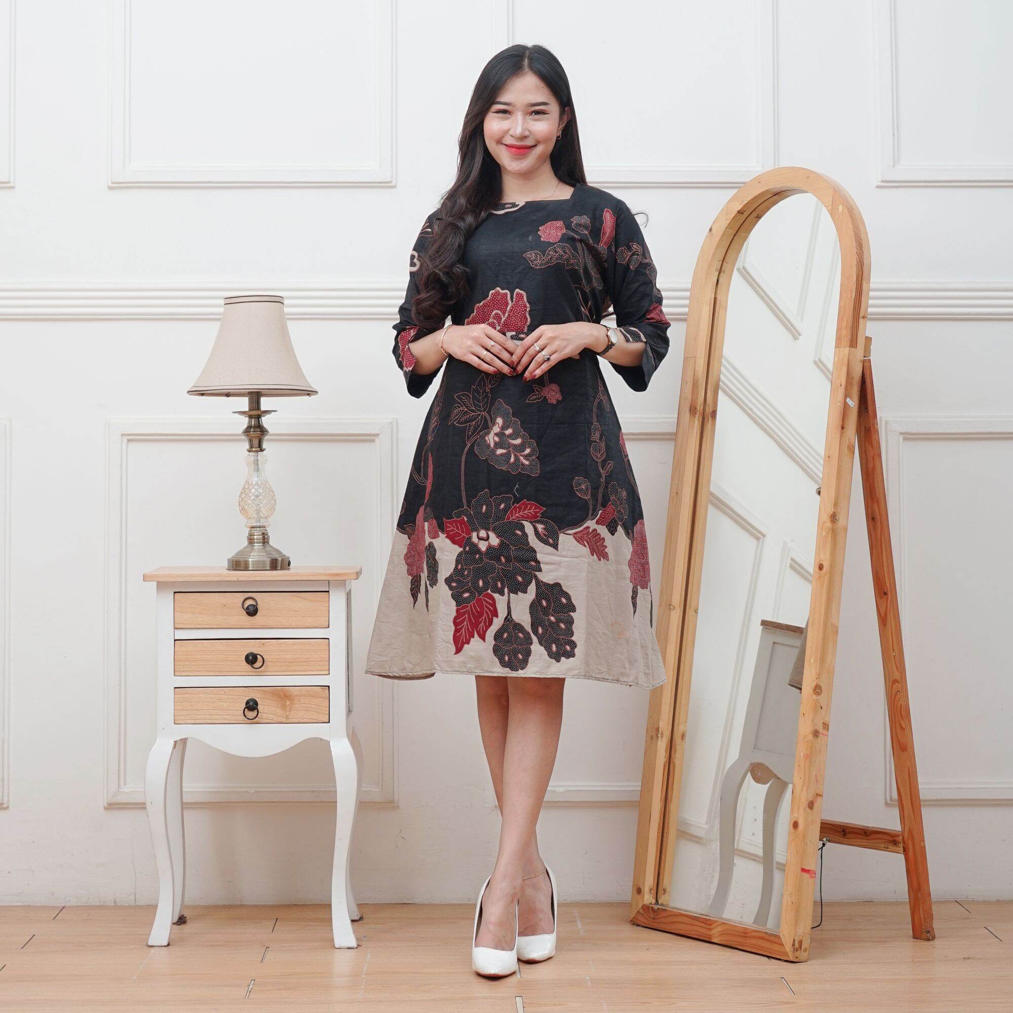 Beli Dress Batik Pesta Elegan Online Harga Terbaik | Lazada Indonesia