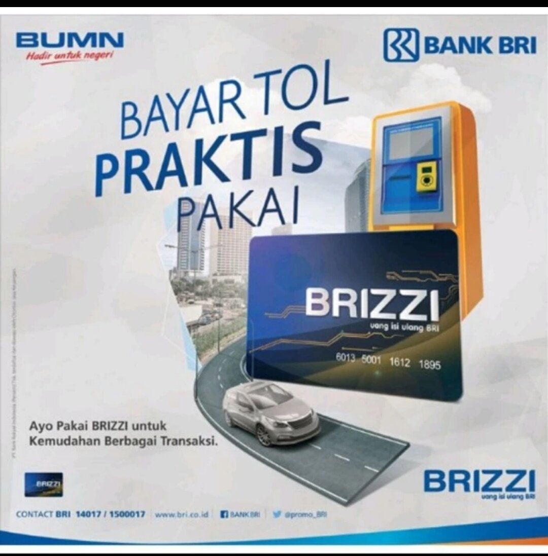 BRIZZI BRI KARTU TOL PARKIR EMONEY NOT MANDIRI | Lazada Indonesia