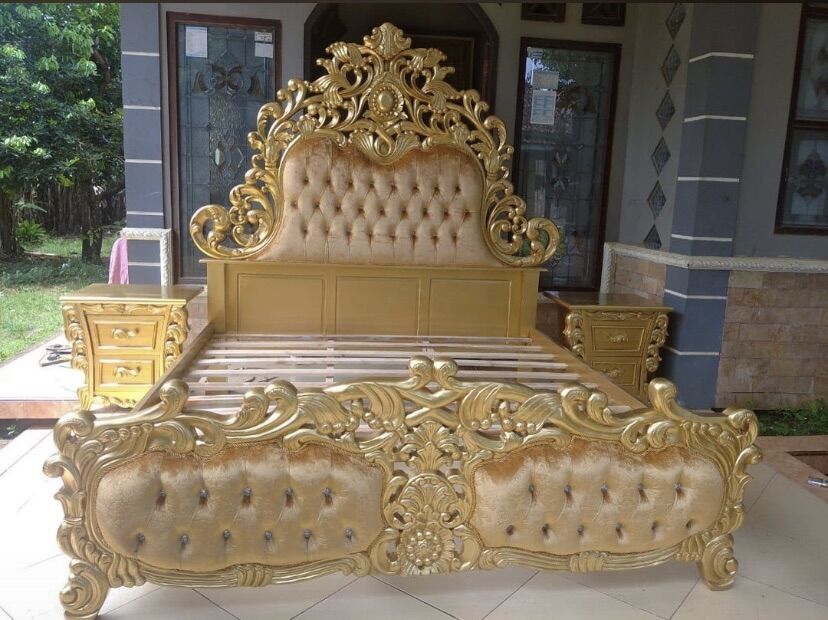 Dipan Ukir Kayu Jati Tempat Tidur Kayu Jati Dipan Barong Tempat