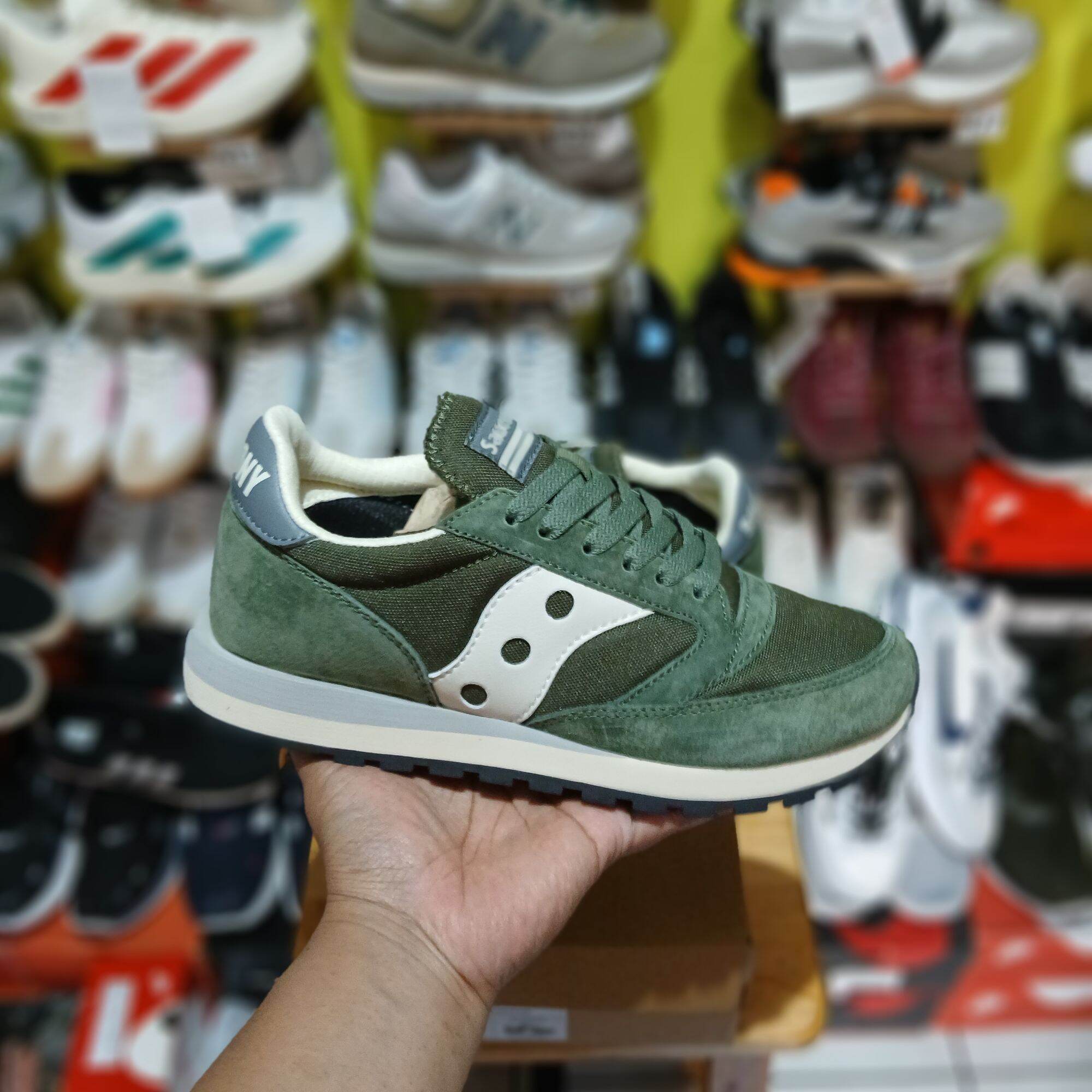 Beli Sepatu Saucony Jazz Vintage Grey Black Online Harga Terbaik - Main Image