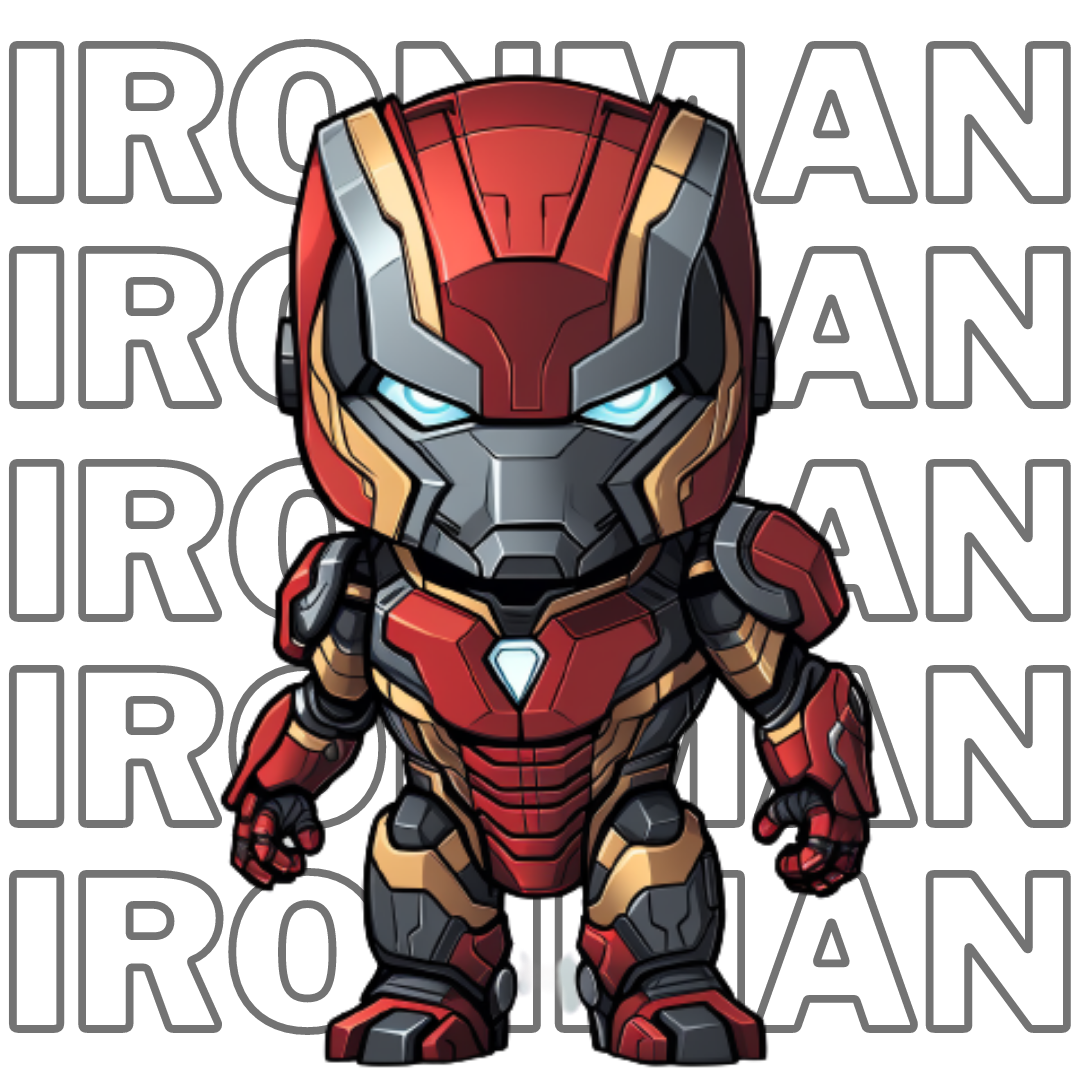 Baju Kaos Distro Anak Laki Laki Karakter Iron Man Avenger Keren Lengan Pendek 1 - 10 Tahun - Kaffah Kidz