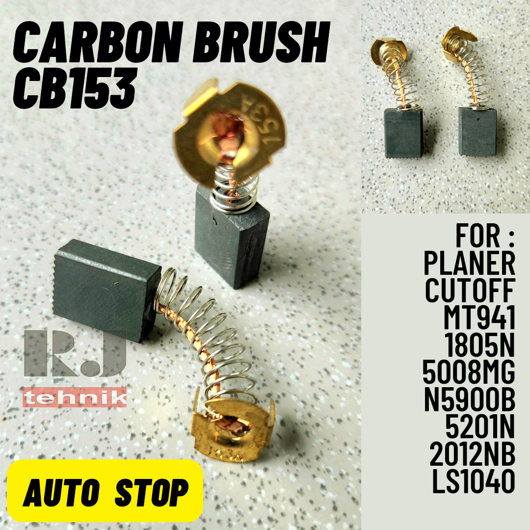 Carbon Brush CB153 Arang Spul Sepul Bostel Kul Router Trimmer Cut Off ...