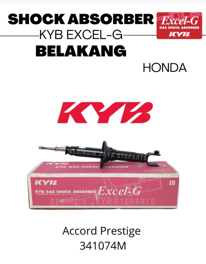 shockbreaker shock Honda Accord vti prestige 1986-1988 dan 1998-2002 belakang kyb excel-g kayaba Harga 1,500,000 rupiah*Gratis Ongkir