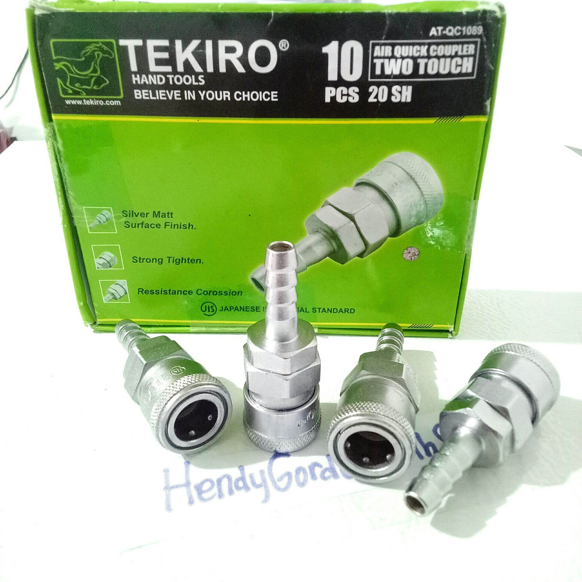 TEKIRO QUICK COUPLER ANGIN SH 20 TWO TOUCH NEPEL SAMBUNGAN SELANG 