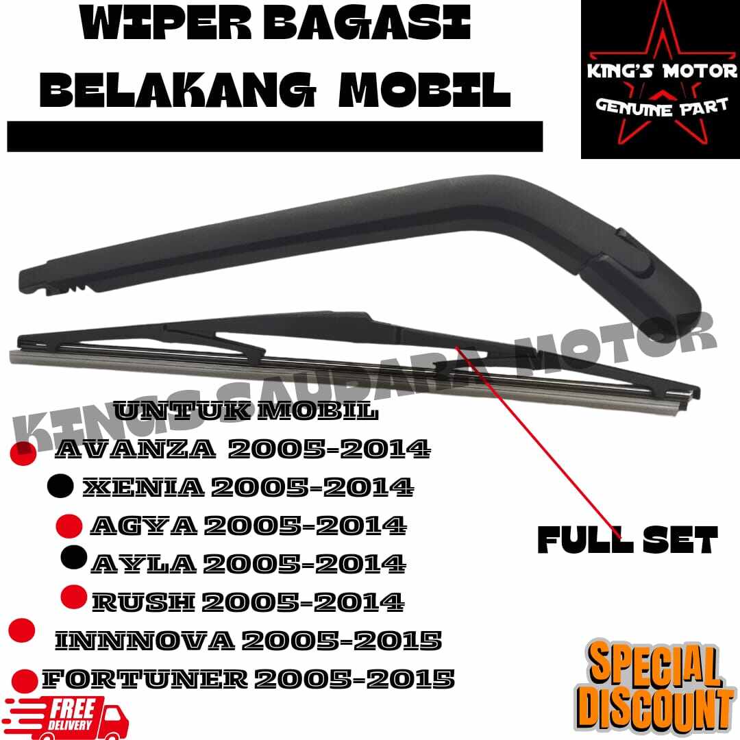Wiper Bagasi Mobil Avanza Xenia Agya Ayla Innova Original Best Seller Termurah Giá 60,000 Đồng*Miễn phí vận chuyển