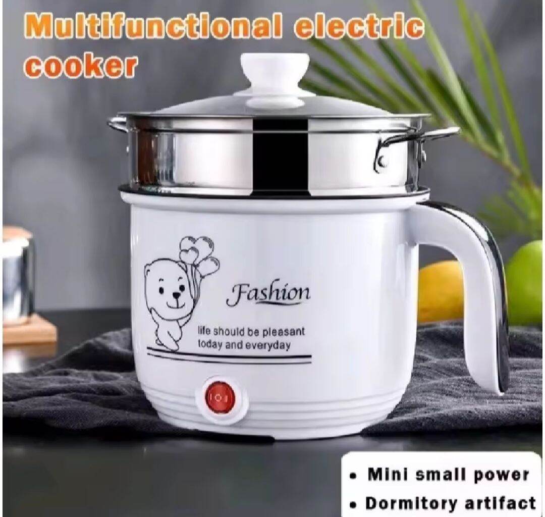 Electric Cooker LS-3018 Panci listrik Serbaguna multifungsi promo murah tebal penanak nasi 1 L - ...