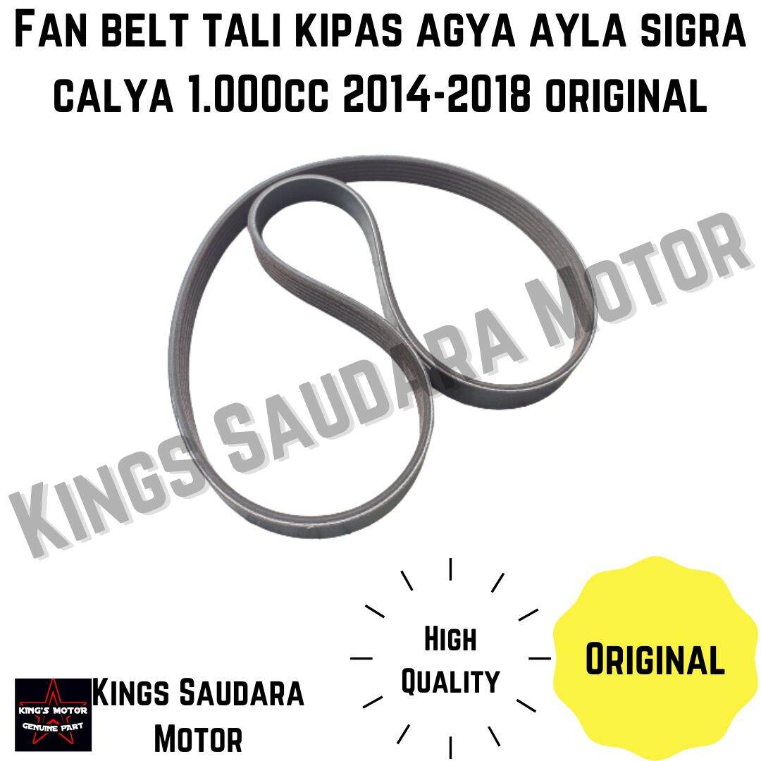 Fan Belt Tali Kipas Agya Ayla Sigra Calya 1.000cc 2014-2018 Harga 75,000 rupiah*Gratis Ongkir