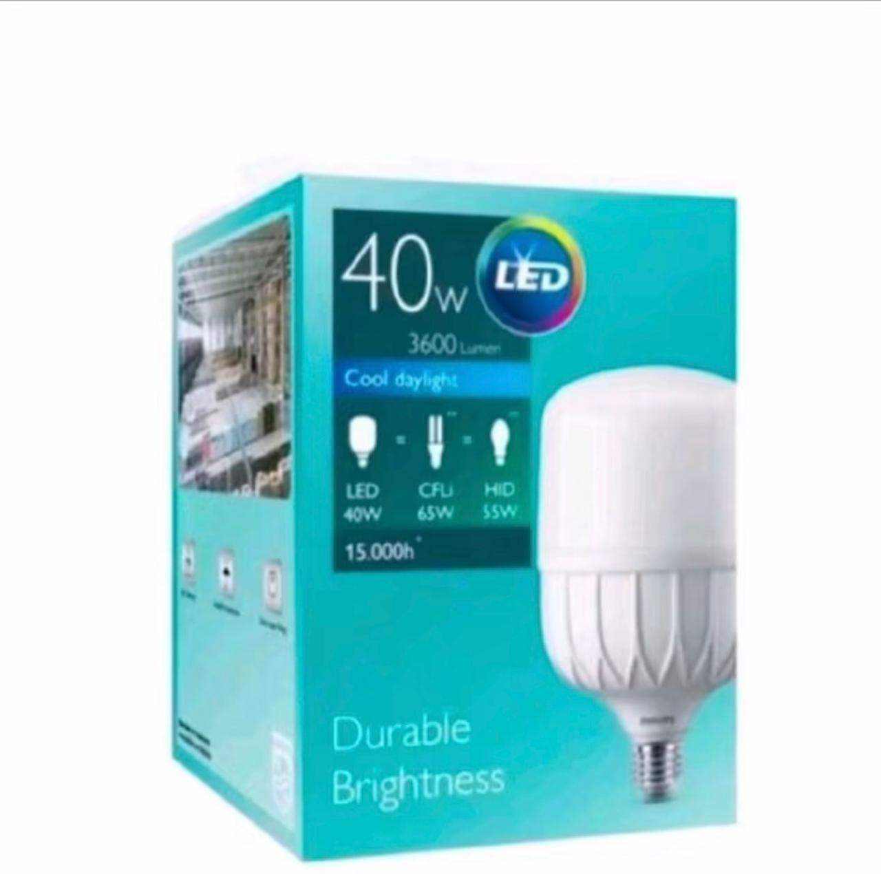 PROMO Lampu Philips LED 40 Watt 40W Putih Cool Daylight 6500K E27