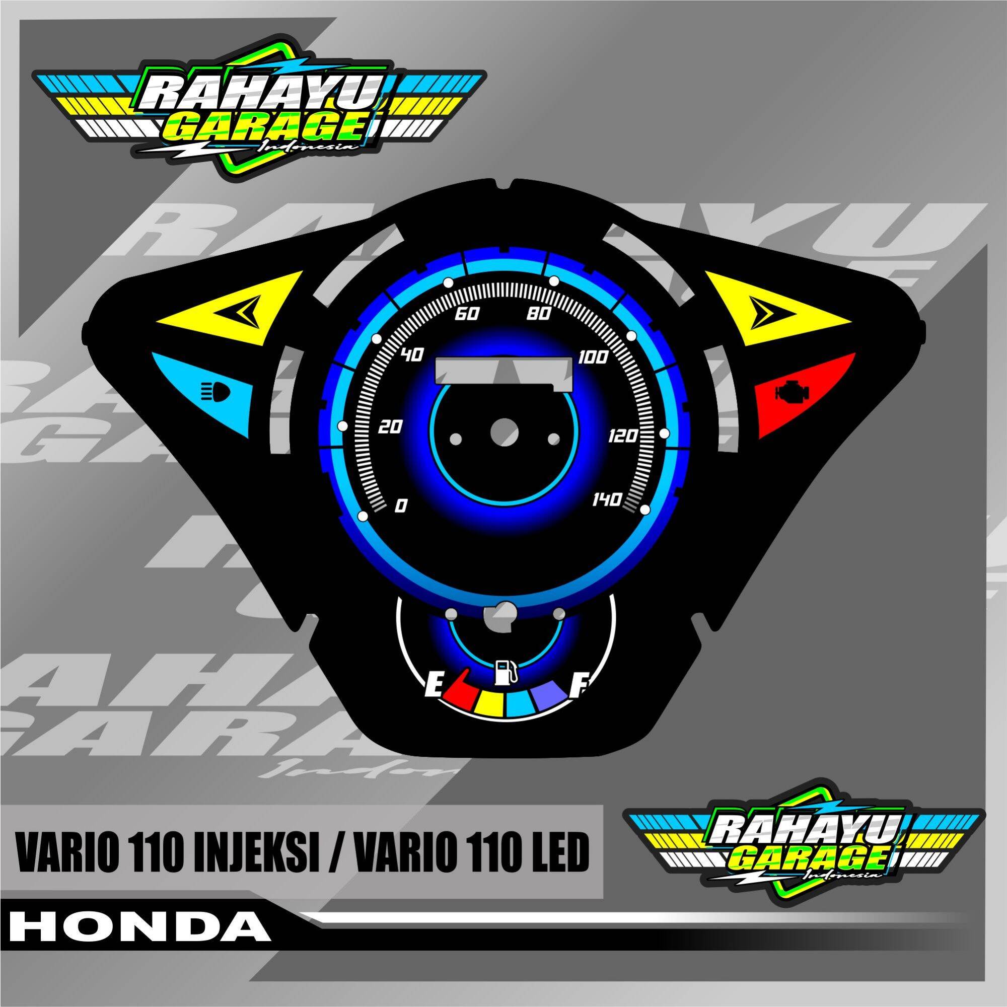 papan speedometer custom vario 110 injeksi/110 led panel speedometer