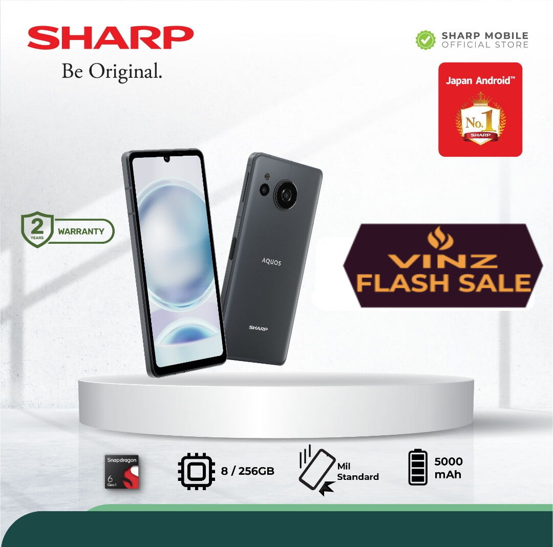 Sharp Aquos Sense 8 8/256 Garansi Resmi Harga 3,497,000 rupiah*Gratis Ongkir