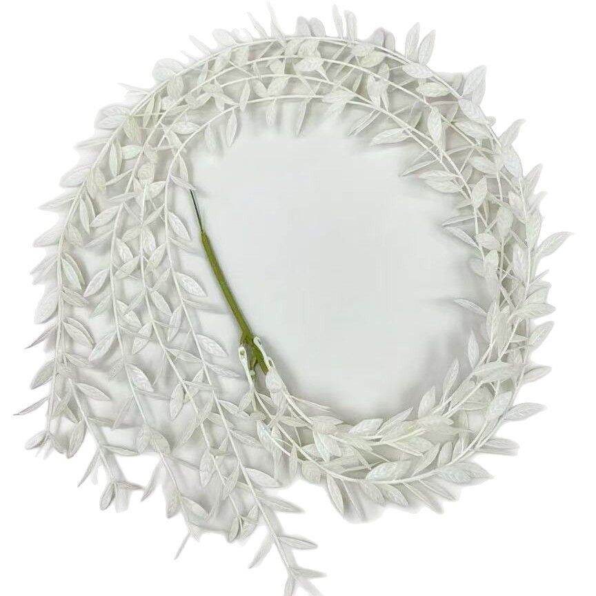 DAUN JUNTAI RAMBAT LEE KWAN YEW 1 METER / Daun Juntai Plastik Tanpa Pot Tanaman Rambat Hias Gantung Osear Artificial Lee Kwan Yew
