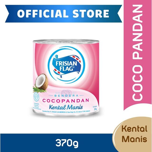 Frisian Flag Kental Manis Cocopandan Kaleng 370 Gram Lazada Indonesia