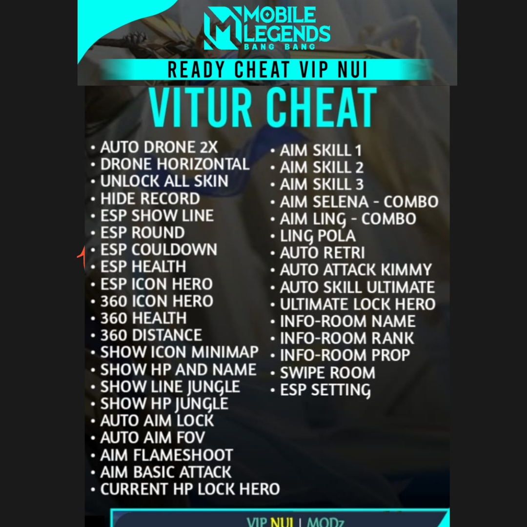 New!! THE REAL CHEAT VIP Mobile Legends 2021